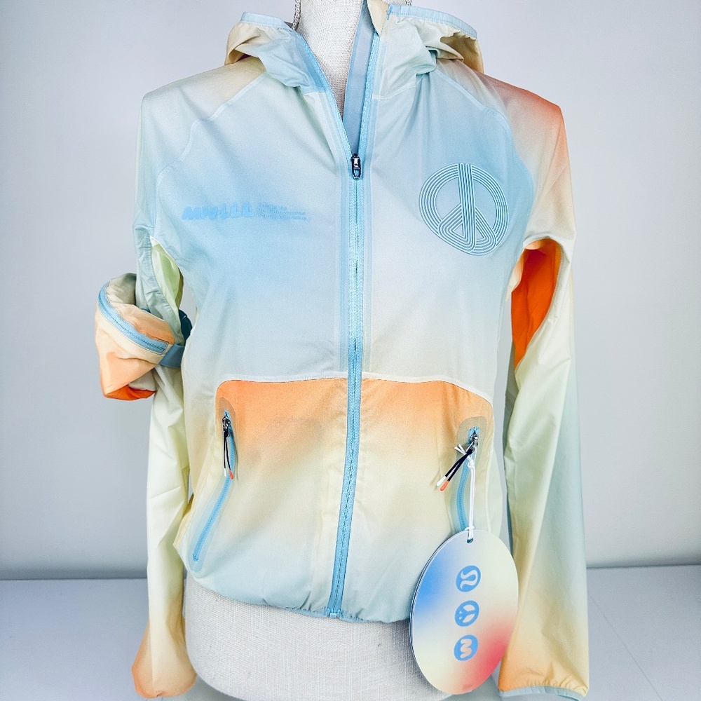 NWT Lululemon x Madhappy Packable Run Jacket Multicolored Womens Size 0